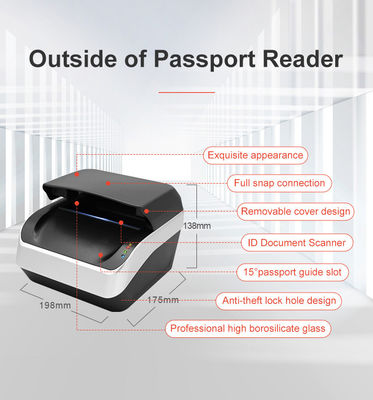 USB 2.0 여권 스캐너로 보안 검사를 효율화합니다. 빠르고 정확한 결과