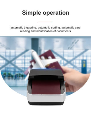 자동 탐지 및 스캔 지원을위한 OCR 여권 스캐너 Sinocecu QR1000 I ICAO 문서 9303
