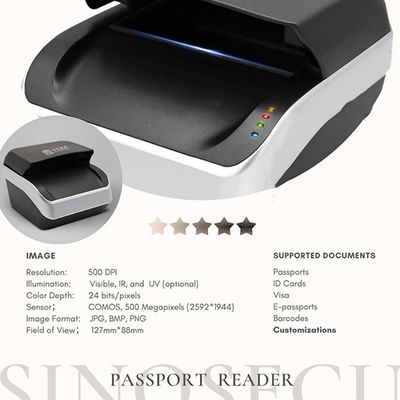 시노세큐 문서 리더 SDK 전체 페이지 ID 카드 RFID OCR MRZ 및 여권용 무료 SDK