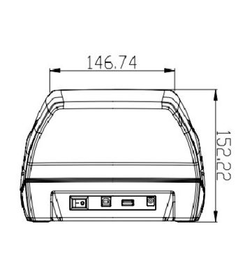 여권 및 신분증 판독기 USB2.0 자동차 대여용 문서 스캐너 USB2.0 인터페이스