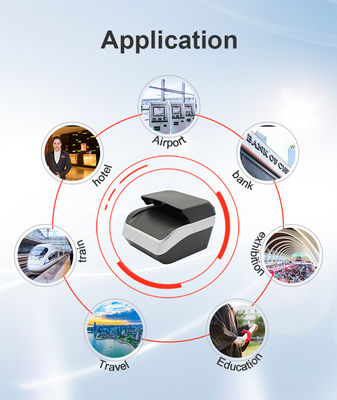 USB 2.0 자동 호텔 여권 읽기 및 스캐너로 손쉽게 여권을 스캔