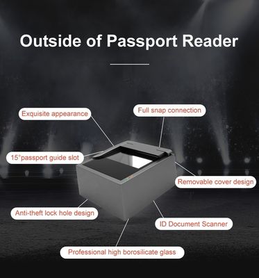 공항 셀프 서비스 키오스크를 위한 고급 OCR 처리 및 전체 페이지 문서 스캐너