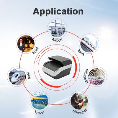 국경을 넘나들기 바이오메트릭 관세 NFC MRZ OCR 지원 여권 스캐너 리더