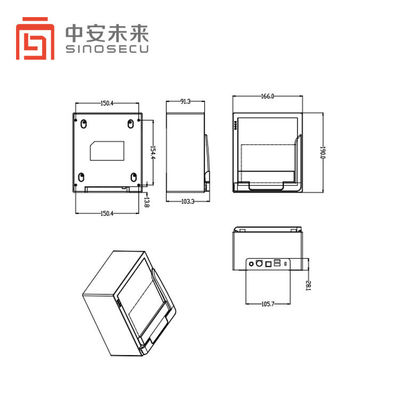 태국 ISO IEC 14443 24비트 색상 깊이 신원 관리 시스템 ID 카드 스캐너