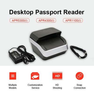 175*199*140mm Sinosecu ISO NFC 여권 리더 스캐너와 OCR 처리 ID 확인
